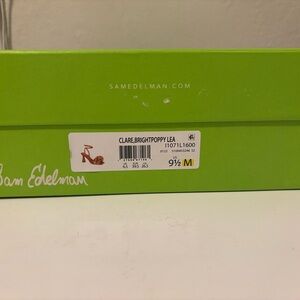 Sam Edelman Orange Dress Shoes